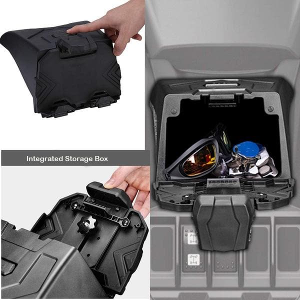 Can-Am Maverick X3 MAX Lower Doors Panels Kit & Navigation Storage Box and Holder - KEMIMOTO