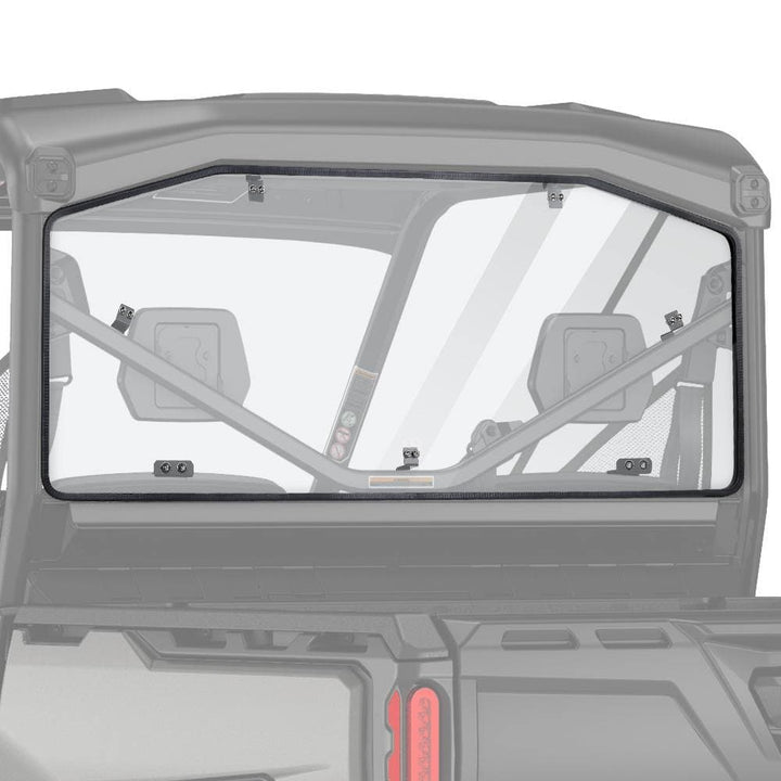 Polycarbonate Scratch Resistant Defender Rear Windshield For Can Am Defender HD 5/8/ 10/ MAX 2016-2021 - KEMIMOTO