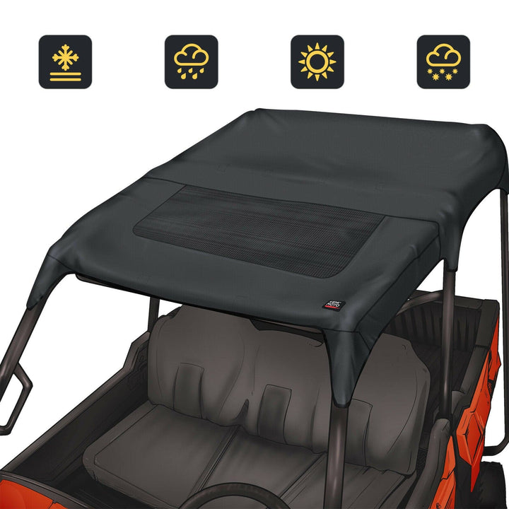 UTV Soft Roof Fabric Cover For 2016-21 Honda Pioneer1000-5 5P 2016-2021 - KEMIMOTO