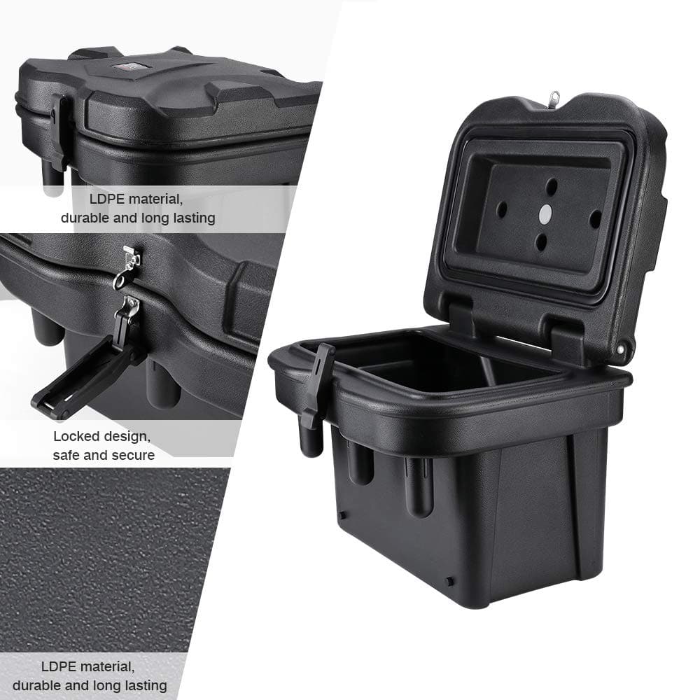 UTV Tool Box Bed Storage Box Cargo Accessory Box Tool Case Compatible with  Polaris Ranger 1000 XP 900 800 700 570 500 2016-2023 - AliExpress