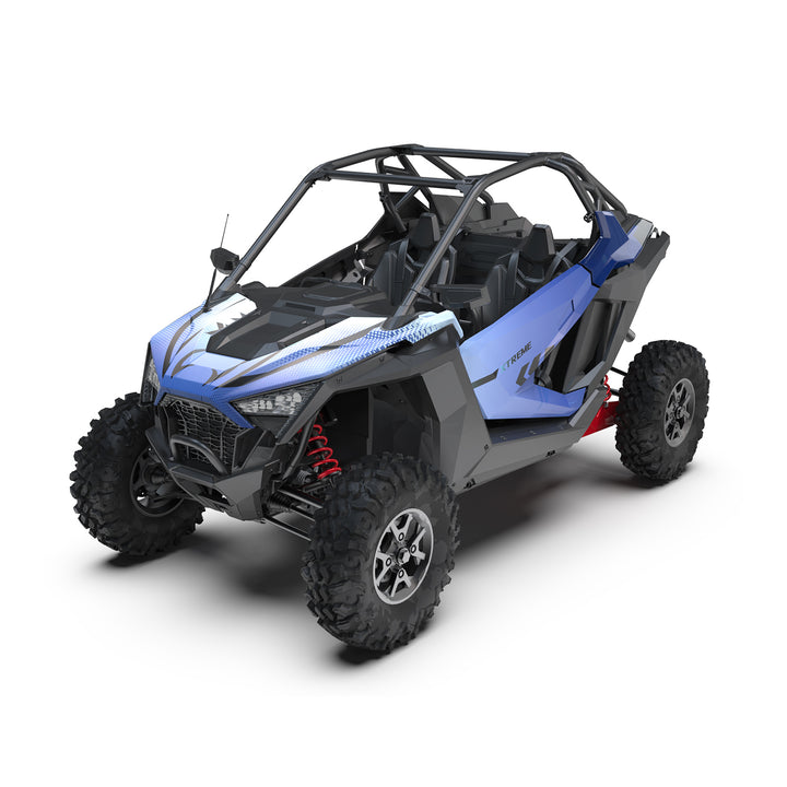 Sky Blue Wraps Graphics Compatible With Polaris RZR PRO XP - Kemimoto