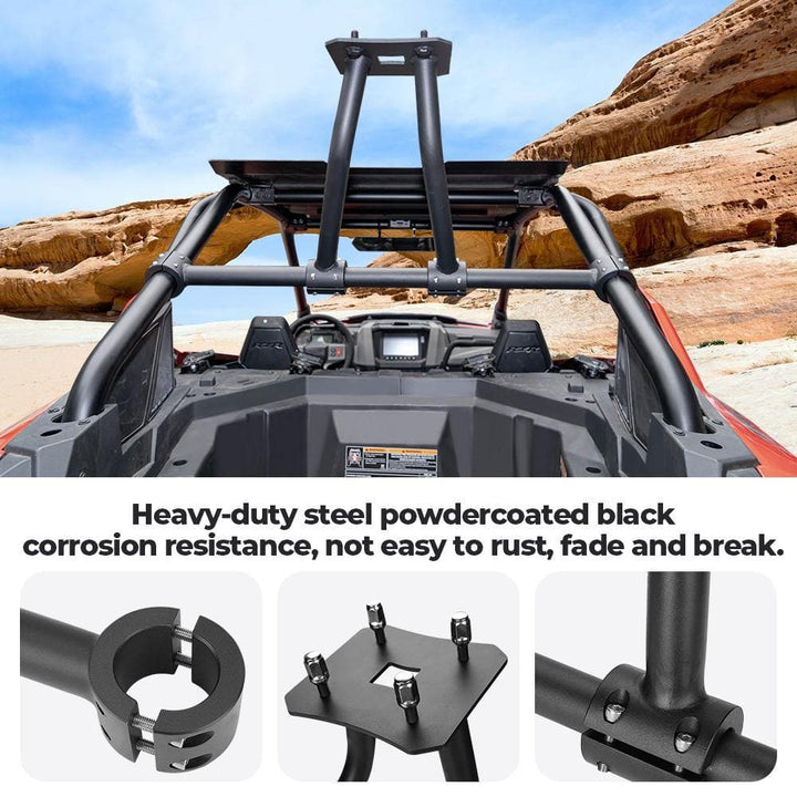 2020 RZR PRO XP/ 4 Spare Tire Carrier, Heavy Duty Spare Tire Mount Holder Rack - KEMIMOTO