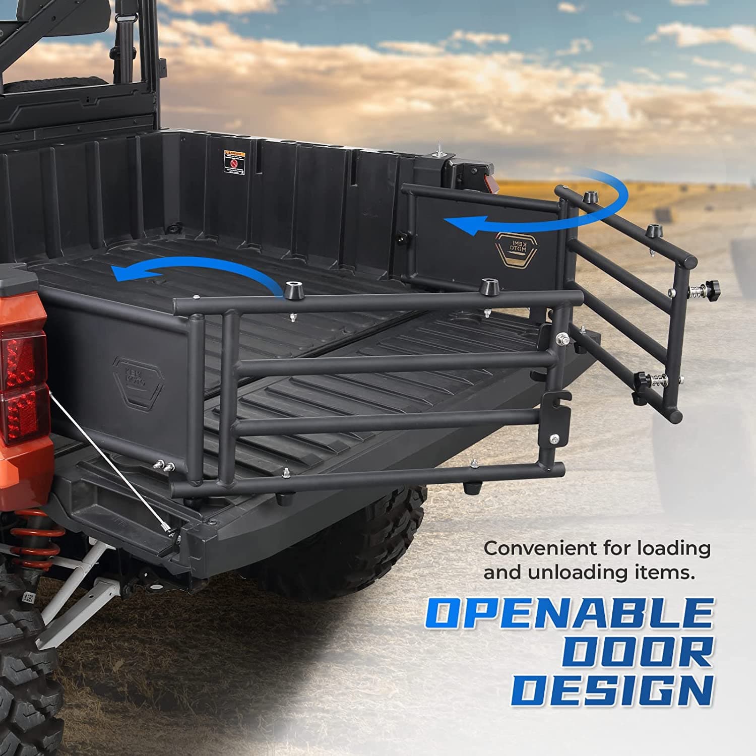 UTV Tailgate Extender For Polaris Ranger 1000 XP 2017-2022 - KEMIMOTO