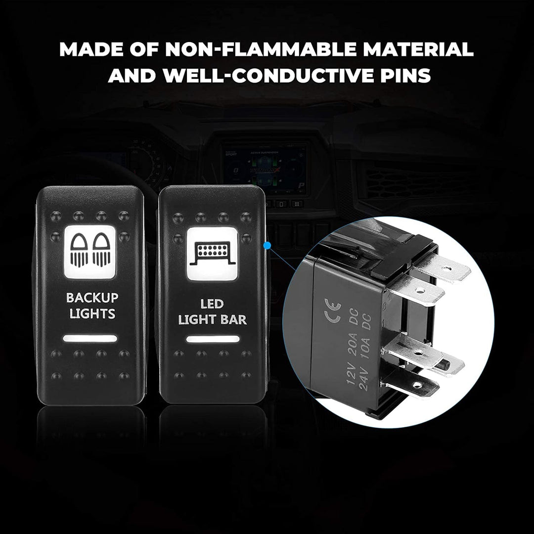 5 Pin ATV Rocker Switch – Kemimoto