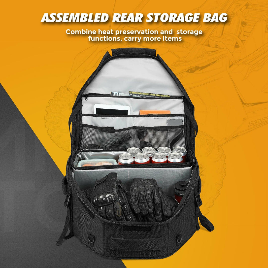 UTV Rear Storage Bags w/ Cooler Bag for Polaris RZR R1S /RZR PRO XP /4 2020-2022 - KEMIMOTO