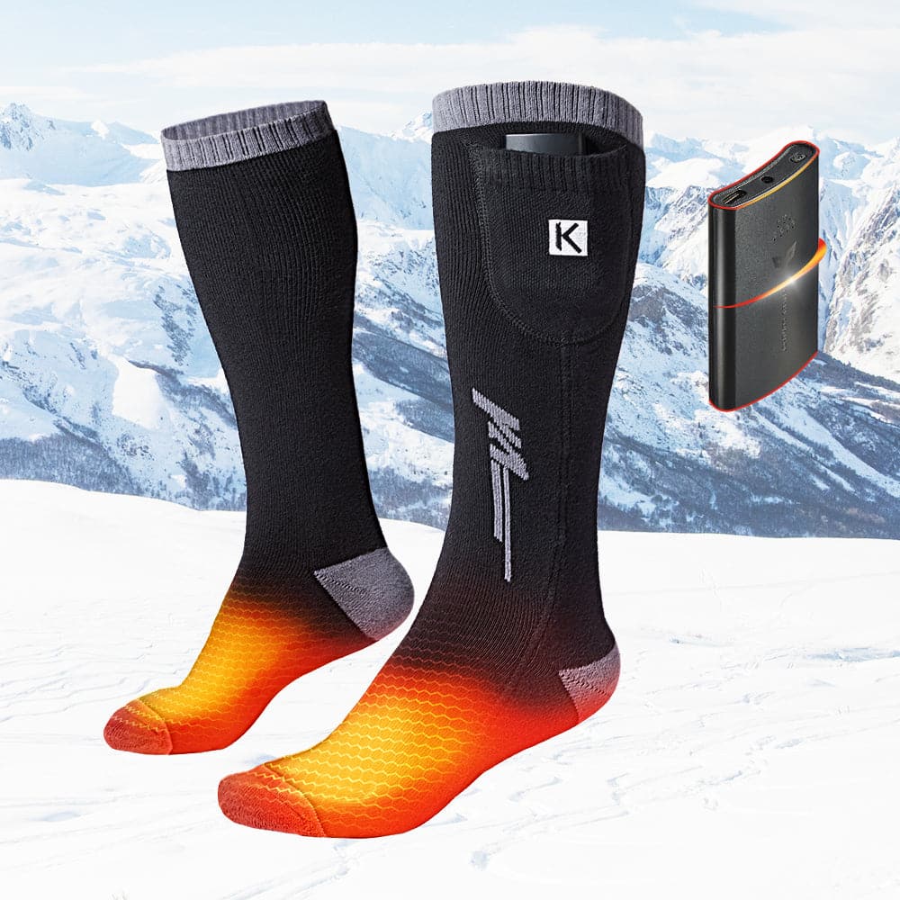 Heated Socks with Rechargeable Batteries and Remote Control - KEMIMOTO