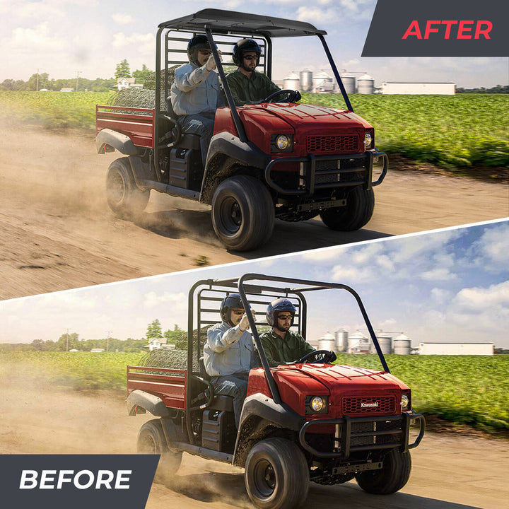 Hard Roof Top Fit Kawasaki Mule - Kemimoto