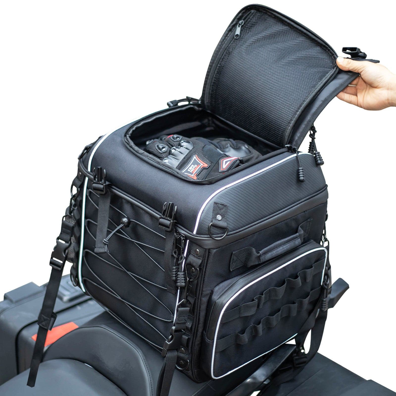 Cheap Multifunctional Waterproof Motorcycle Tail Bag Durable Rear  Motorcycle Seat Bag High Capacity Rider | Joom