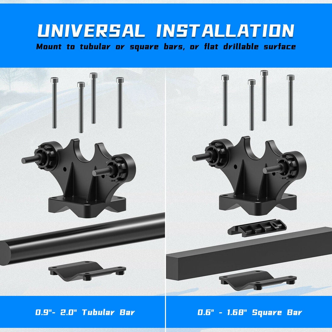 UTV ATV  U-bracket Mount Grip - KEMIMOTO