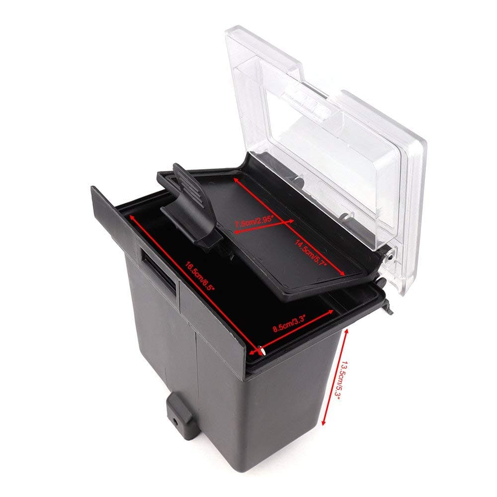 Polaris RZR 1000 900S Center Dash Storage Box ABS Center Compartment 2014-2018 - KEMIMOTO