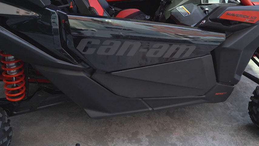 How to Install Kemimoto Can-Am Maverick X3 Nerf Bars?