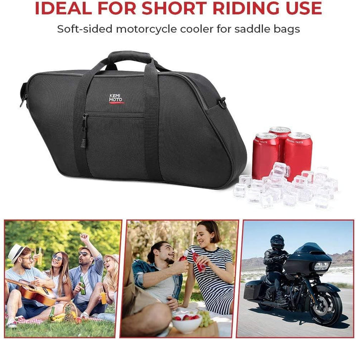 Street Glide Saddlebag Cooler Saddle Bag for models with hard saddlebags - KEMIMOTO