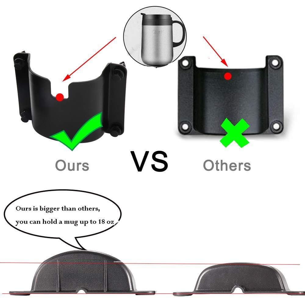 2014-2019 Honda Pioneer 1000-5 Drink Cup Holder Door Mount Bottle Holder 4 pcs - KEMIMOTO