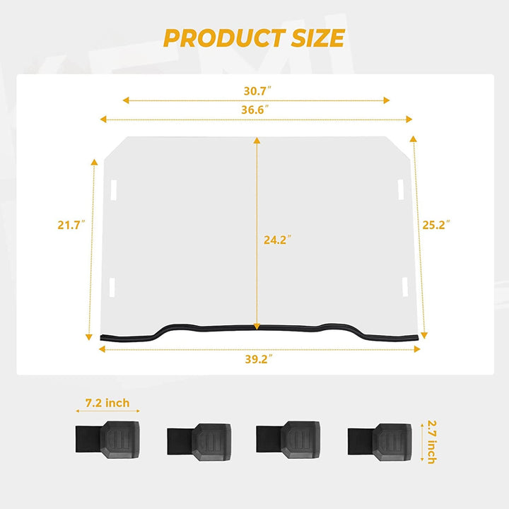 RZR 1000 Full Windshield for 2014-2018 - KEMIMOTO