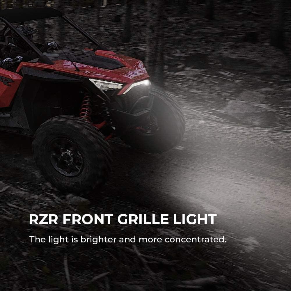 Griglie Turbo Per Polaris RZR - Con O Senza Attacco Barra Luminosa, Ricambio Originale Polaris