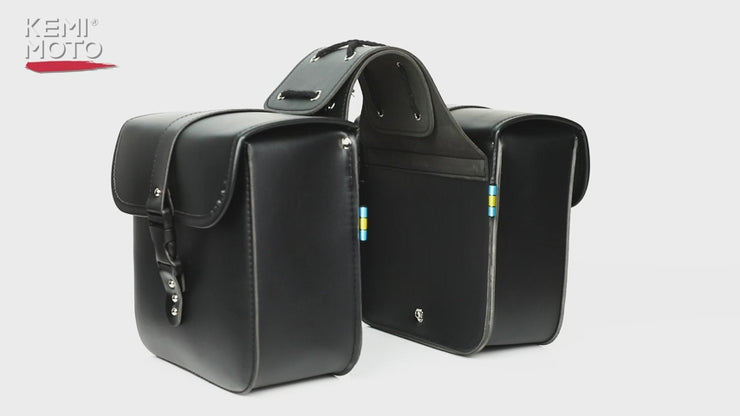 Motorcycle Luggage KEMIMOTO Motorcycle Saddlebags With Buckles
