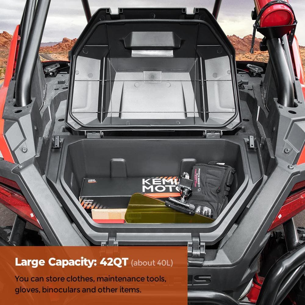 Polaris Rzr Storage Containers Polaris RZR XP 1000 Rear Strorage Box – Kemimoto