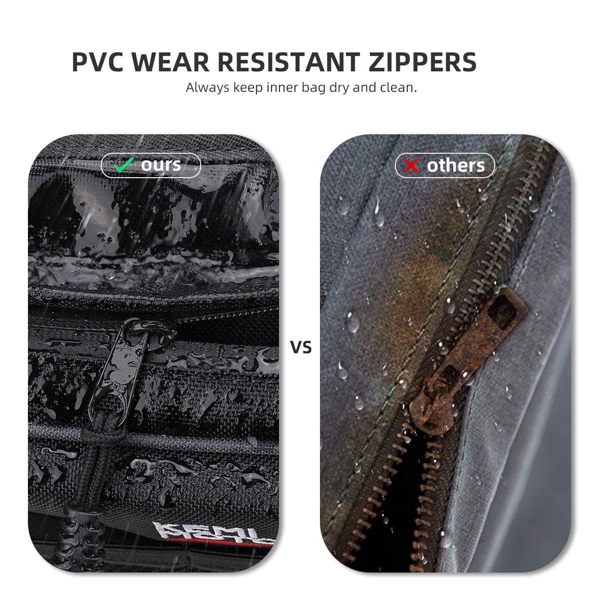 Polaris RZR Pro XP Front Door Bag With Removable Knee Pad Fits 2020-2022 - Kemimoto