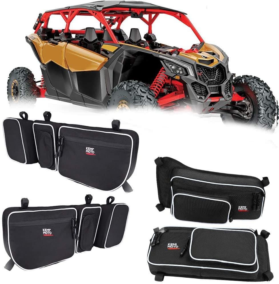 Can Am Maverick X3 / Max Turbo R Door/ Door Bags / Rear Side Mirror Combo (Only Ship to the USA) - KEMIMOTO