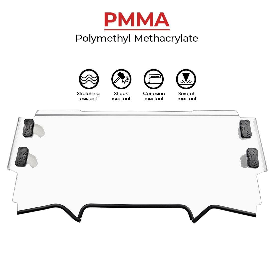 UTV Half Windshield for Polaris RZR PRO XP / XP 4 2020 - KEMIMOTO