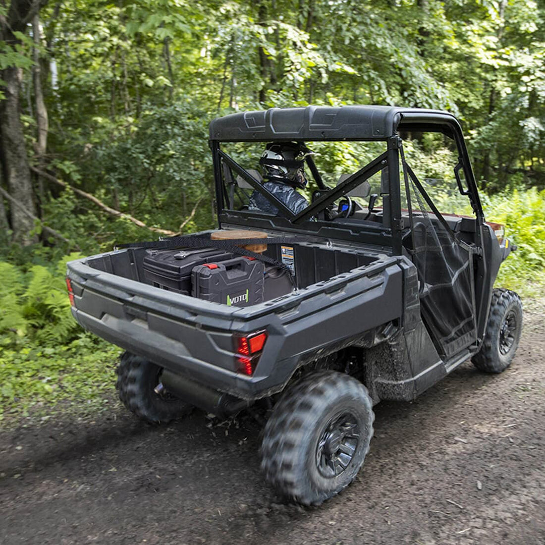 Polaris Ranger UTV Waterproof Seat Cover &  2" Tie Down Anchors - KEMIMOTO