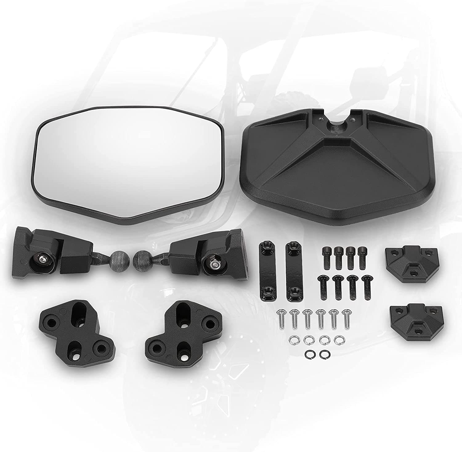 Side Mirrors Aluminum Fit Can Am Defender – Kemimoto
