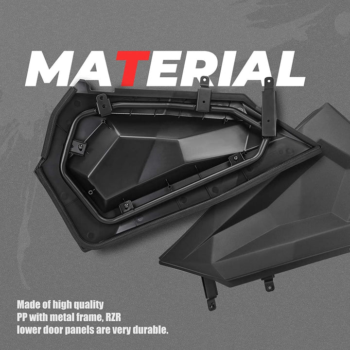 Polaris RZR XP 1000 / S / Turbo 2015-2019 Half Lower Door Panel Inserts (Only Ship to the USA) - KEMIMOTO