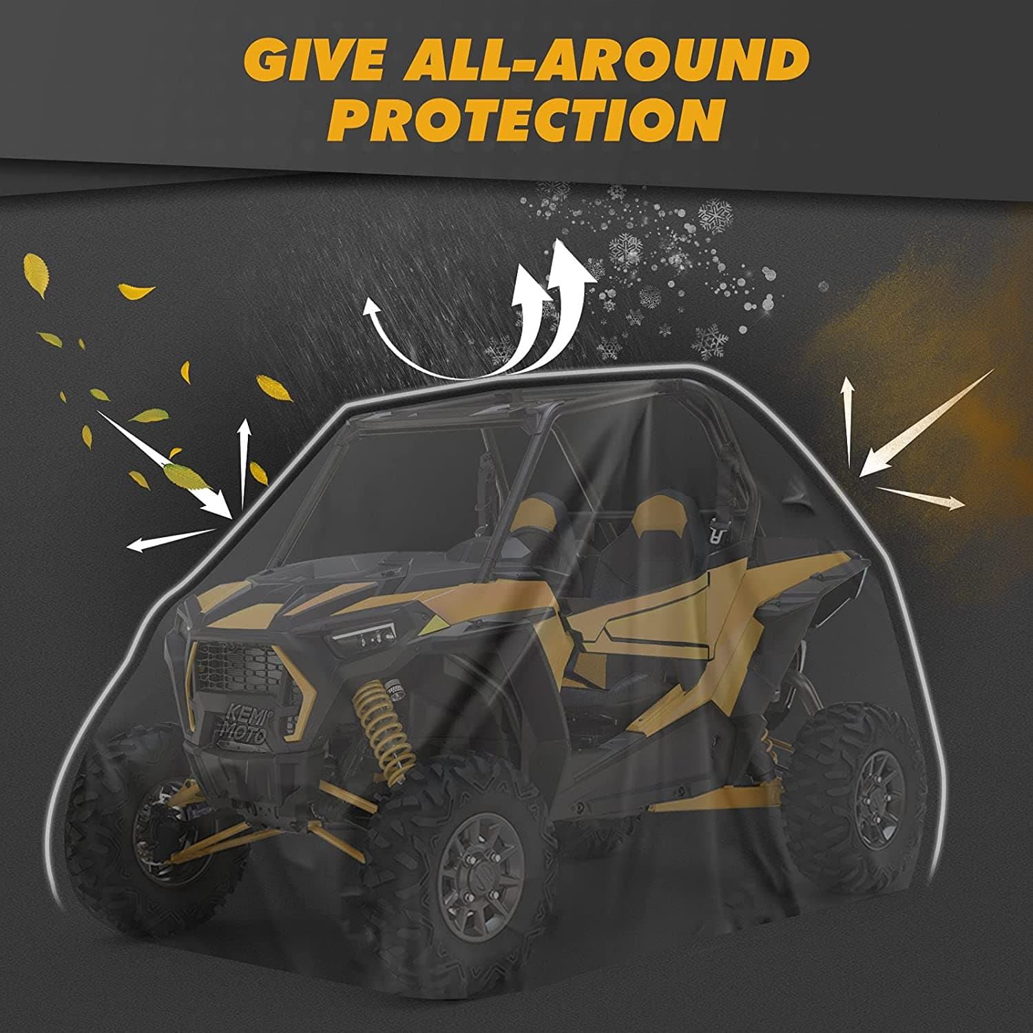 Polaris RZR 900/1000/XP 1000 UTV Waterproof Heavy Duty Covers - KEMIMOTO