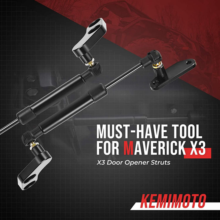 Strut Lifts Door Opener for Can-Am Maverick X3 and X3 Max - Kemimoto