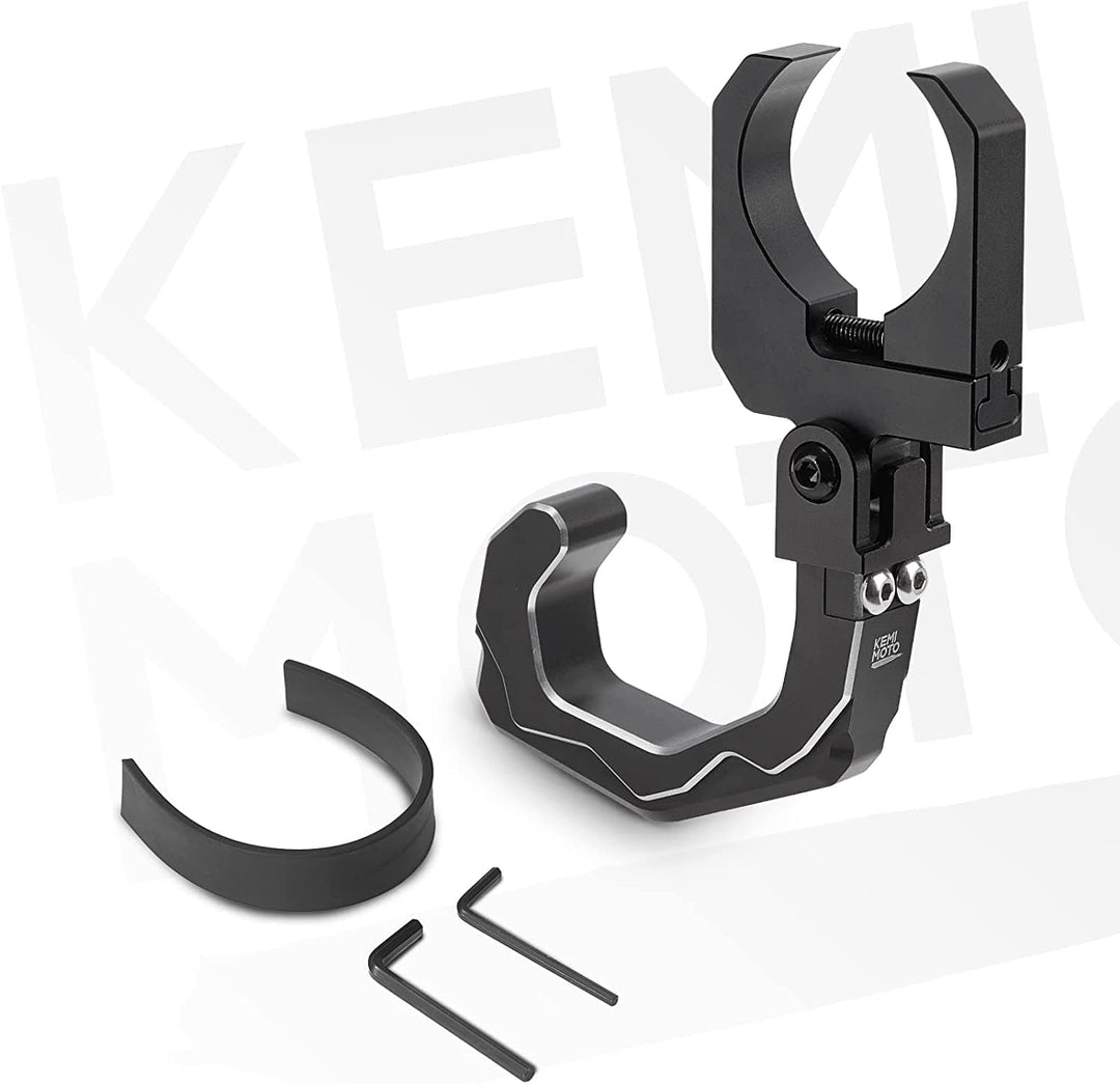 Roll Cage Helmet Hook Fits 1.6"-2" Roll Bar for Polaris RZR Ranger, Can Am X3, Kawasaki Teryx - Kemimoto