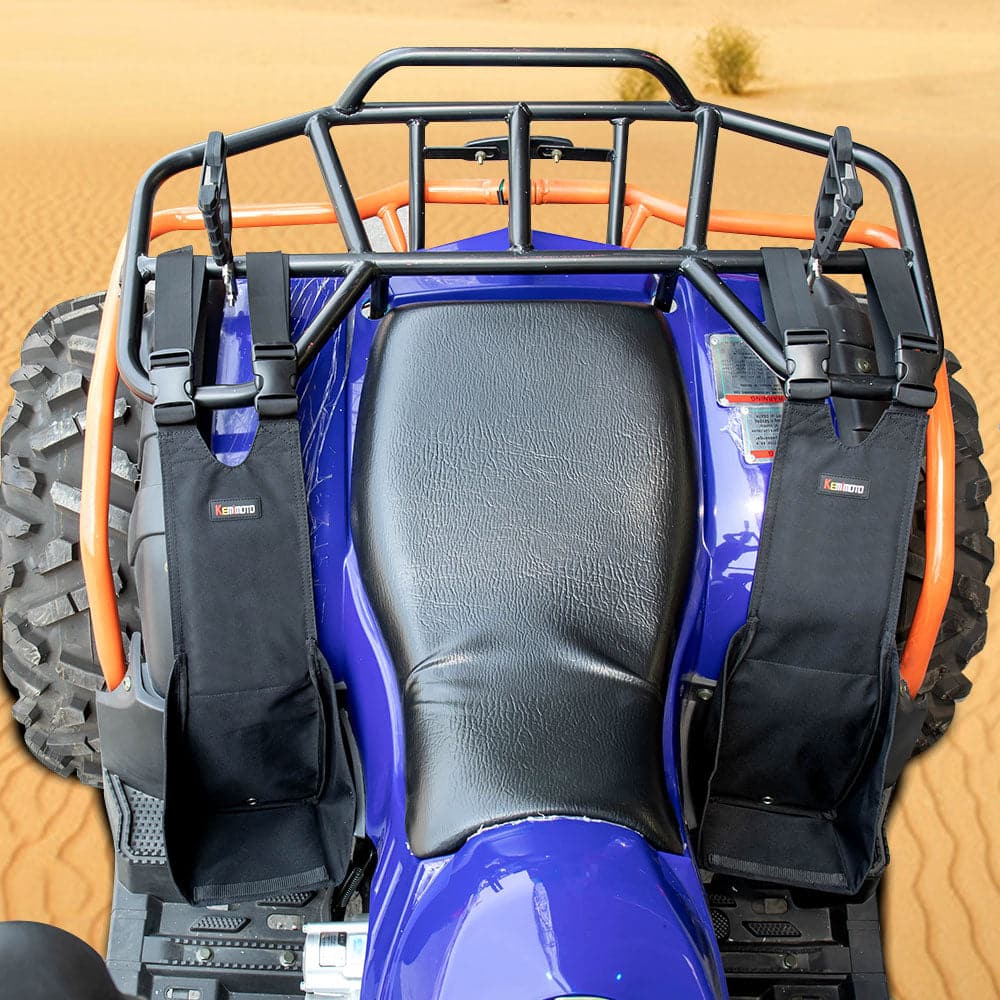Repose-pieds Universels Pliables pour Passager Arrière à 4 Roues, Pédale de Rechange pour Sportsman Scrambler, Design Antidérapant en Métal Robuste, Compatible avec Grizzly Repose-pieds Universels Pliables pour Passager Arrière à 4 Roues, Pédale de Rechange pour Sportsman Scrambler, Design Antidérapant en Métal Robuste, Compatible avec Grizzly