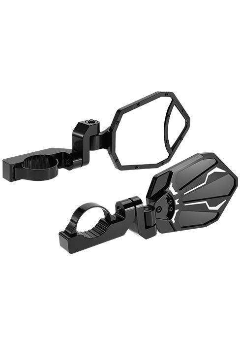 Rear View Side Mirrors and Center Shoulder Bag Fit Polaris RZR PRO XP/4 (2020-2023) - Kemimoto