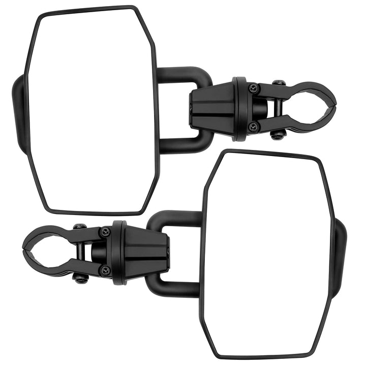 Rear View Mirror and Side View Mirrors Fit 1.75" - 2.0" Roll Bar - Kemimoto