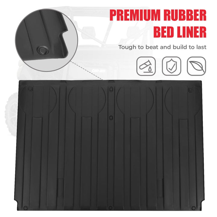 Can-Am Defender Rubber Full Bed Liner - KEMIMOTO