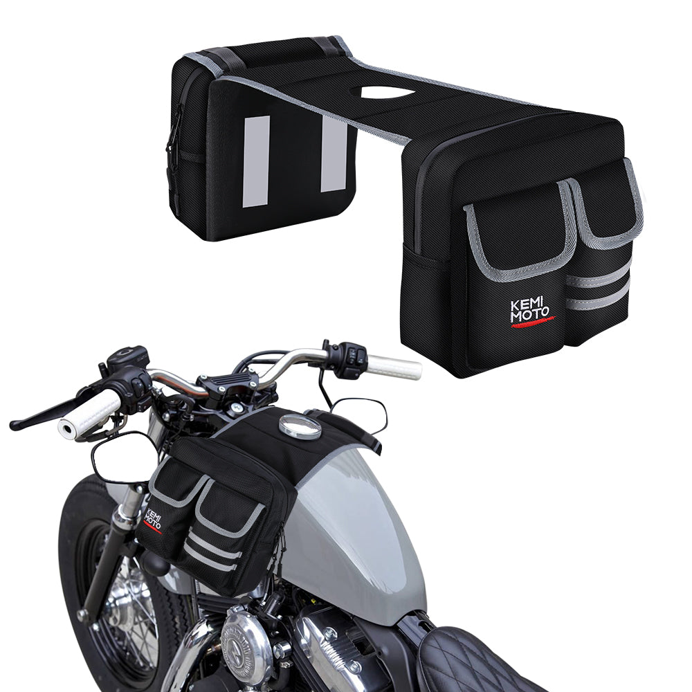 ATV Motorcycles Fuel Tank Bag Saddlebag - Kemimoto