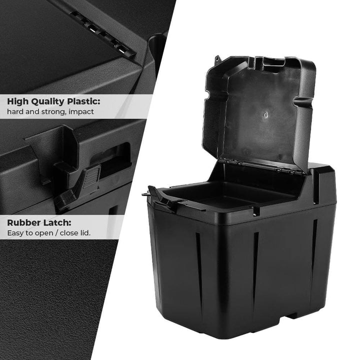 Polaris Ranger XP 1000 Adjustable Break Away Side Mirrors & Under Seat Storage Box - KEMIMOTO