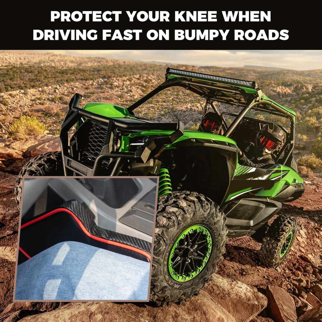 Protective Knee Pads Compatible with Kawasaki Teryx KRX 1000, 2 Pack - KEMIMOTO