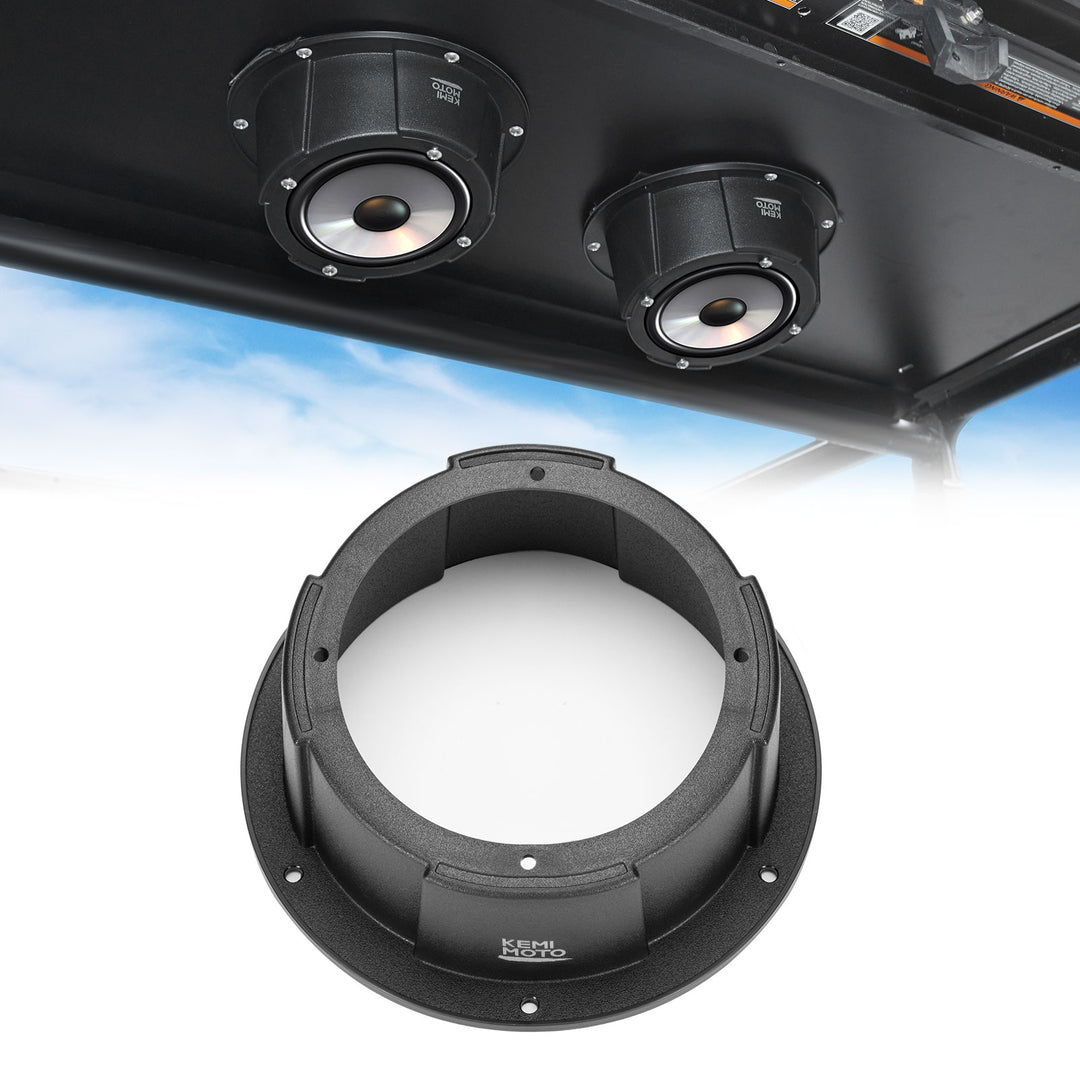 6.5 Inch Mount Speaker Pod For UTVs, RVs, Cars, Boats, Trunks, Trailers - Kemimoto