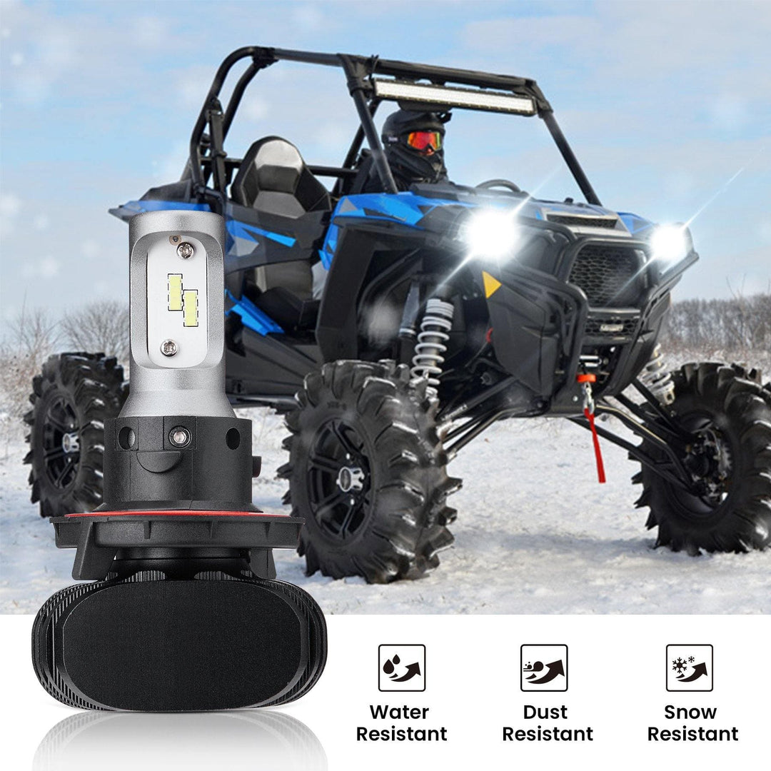 (New In!) Ranger LED Headlight Light Bulb Compatible with 2011-2019 Polaris RZR Ranger （Start Shipping from February) - KEMIMOTO