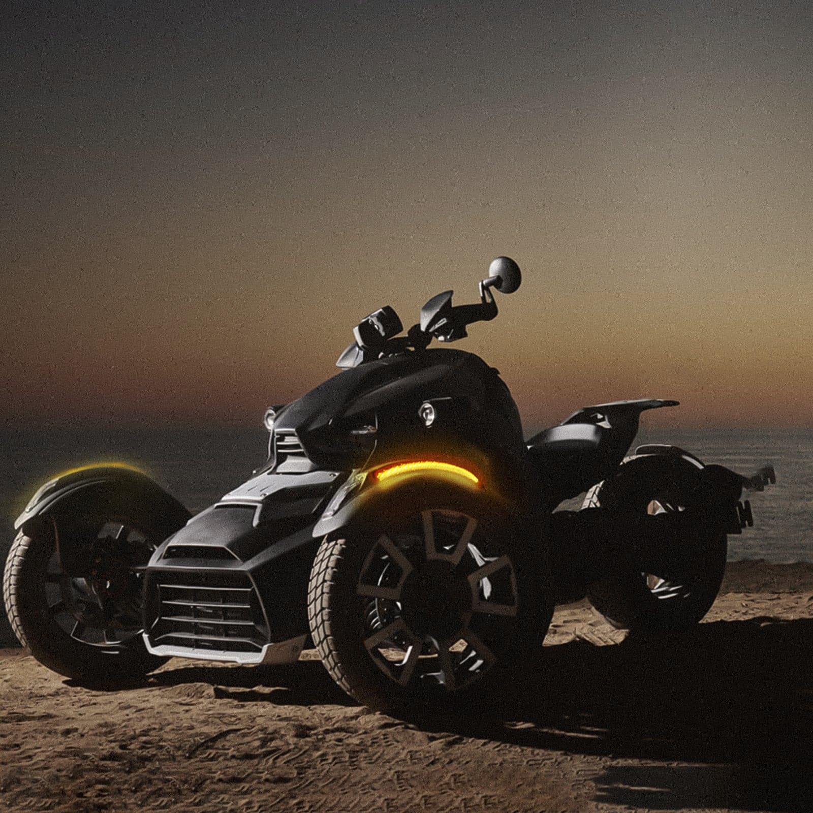 Can-Am Ryker Front Fender LED Light - KEMIMOTO