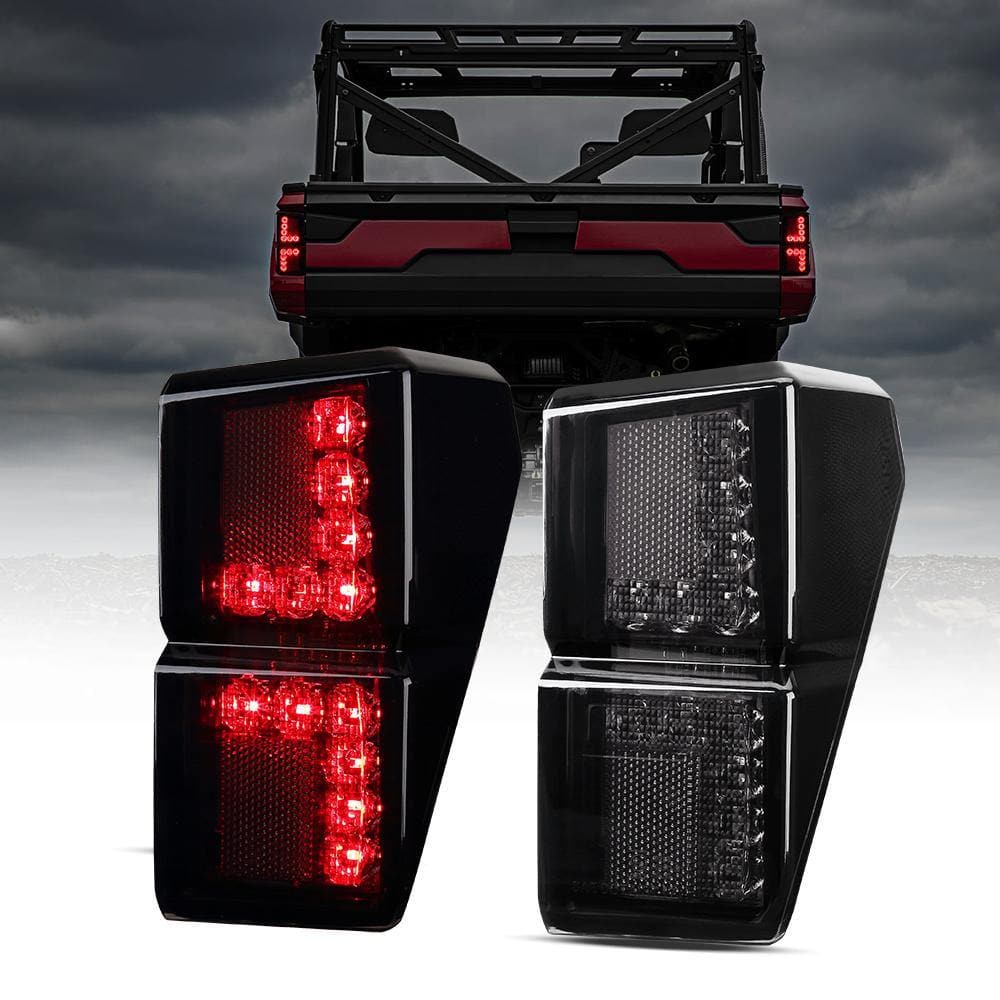 Buy SAUTVS Ranger Rear Bumper With LED Light, Rear Brushguard Rear Bumper With LED Accent Light For Polaris Ranger Xp 1000 Crew Xp 1000 Diesel