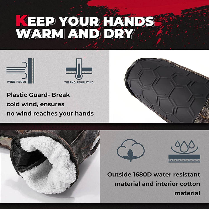 Waterproof ATV Snow Gloves - KEMIMOTO