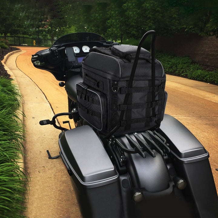 Motorcycle Luggage Bag Travel Saddlebag For Touring Road King - KEMIMOTO