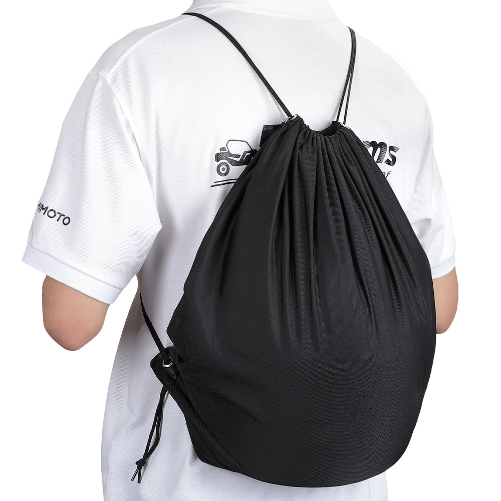 Motorcycle Lightweight Helmet Bag, Large Capacity Bag with Drawstring - Kemimoto