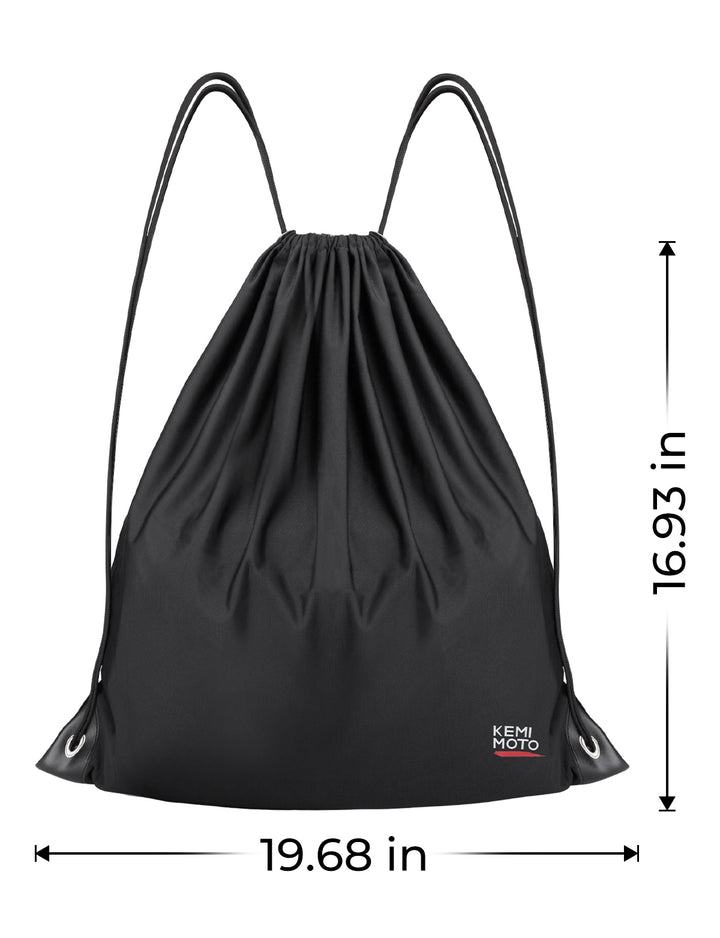Motorcycle Lightweight Helmet Bag, Large Capacity Bag with Drawstring - Kemimoto