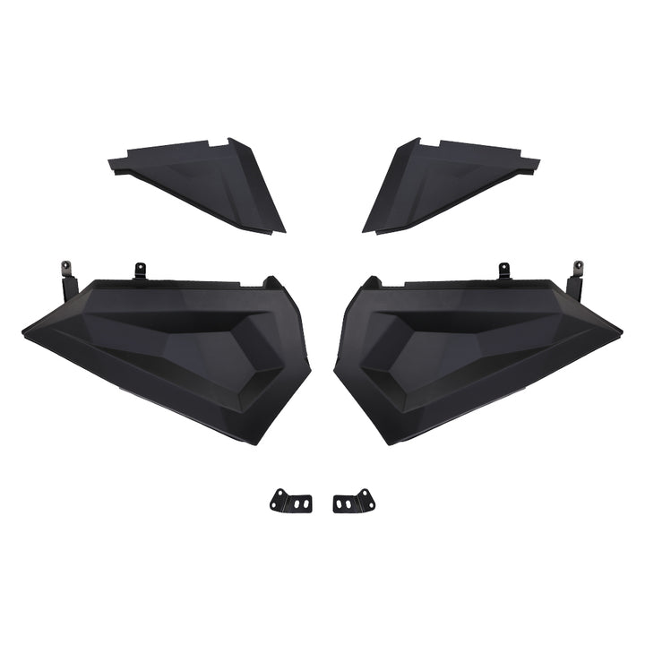 Front Side Door Bags and Lower Half Door Inserts Panels Fit Polaris RZR - Kemimoto