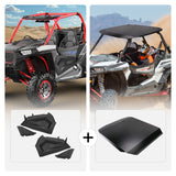 Medias puertas inferiores y techo de aluminio para Polaris RZR