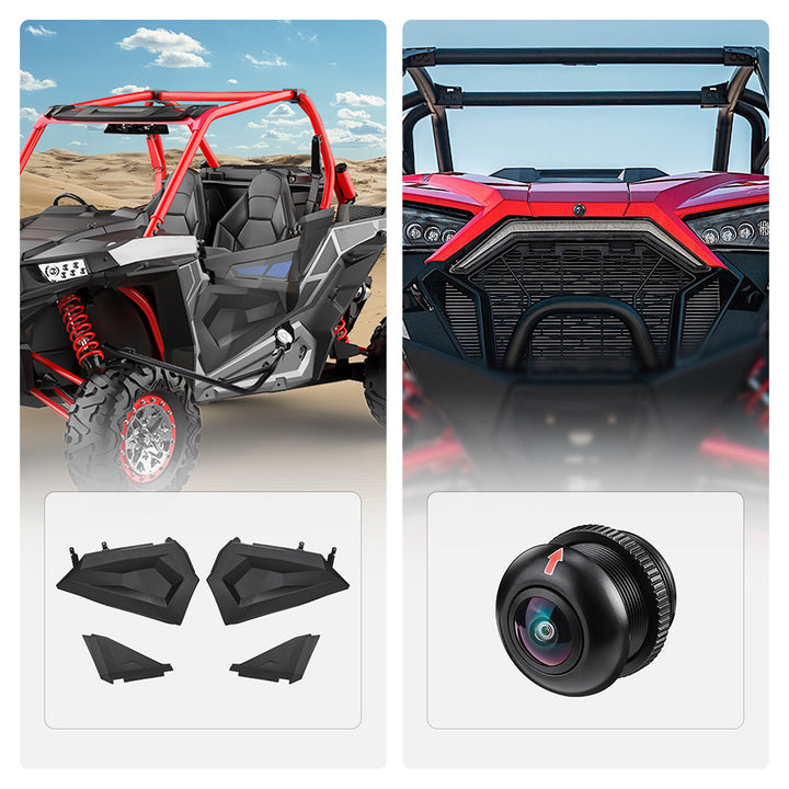 Lower Half Door and Front Camera Fit Polaris RZR - Kemimoto