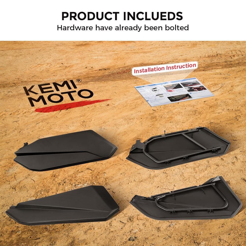 4Pcs Lower Doors Panels Kit & Hard Roof - KEMIMOTO