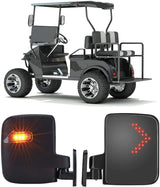 Espejo lateral para carrito de golf con luz direccional LED